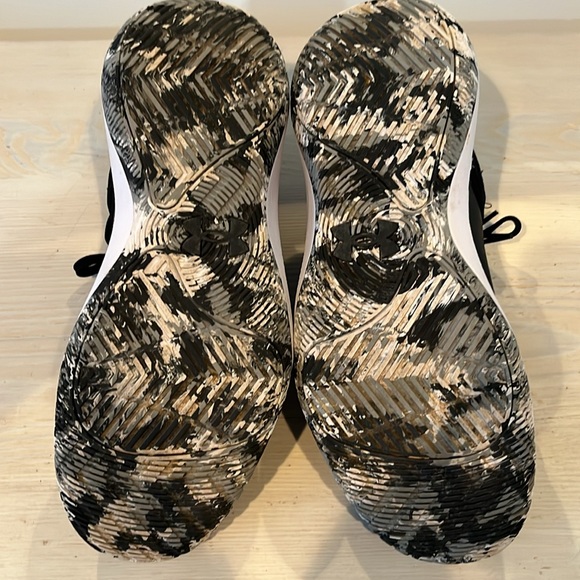 Under Armour men's basketball shoes black and white Jet '21  size 11.5 - Picture 6 of 6